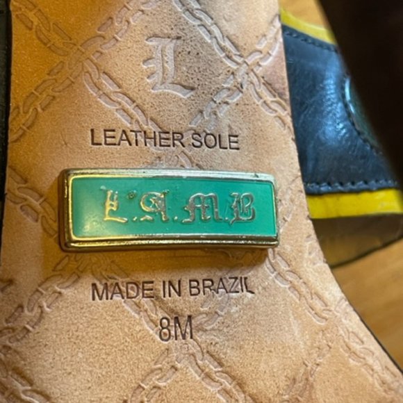 L.A.M.B. by Gwen Stefani Noel Sandals Heels - Size 8 - Picture 8 of 8